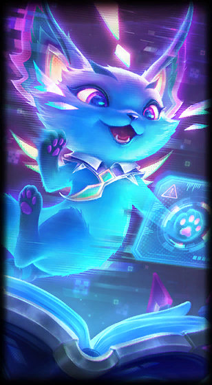 Cyber Cat Yuumi loading screen art