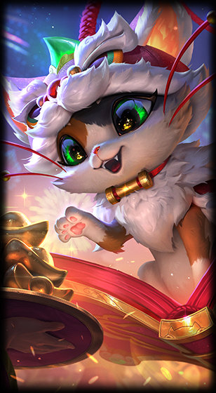 Firecracker Yuumi loading screen art