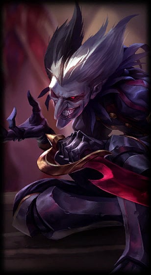 Wild Card Shaco loading screen art