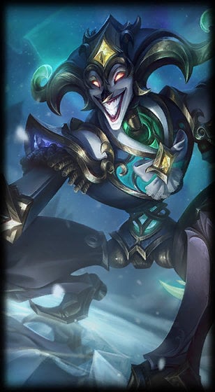 Winterblessed Shaco loading screen art