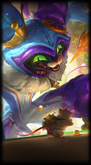 Cat-in-the-Box Shaco loading screen art