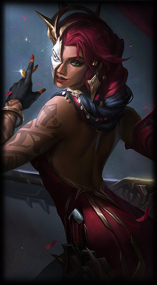 Masque of the Black Rose Samira loading screen art