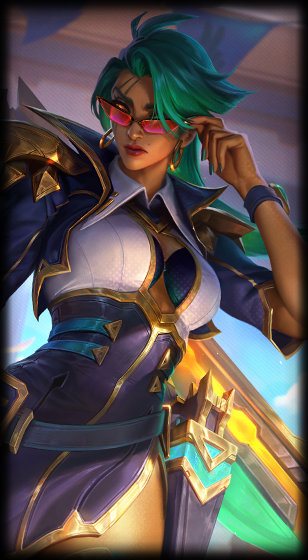 Battle Professor Samira loading screen art