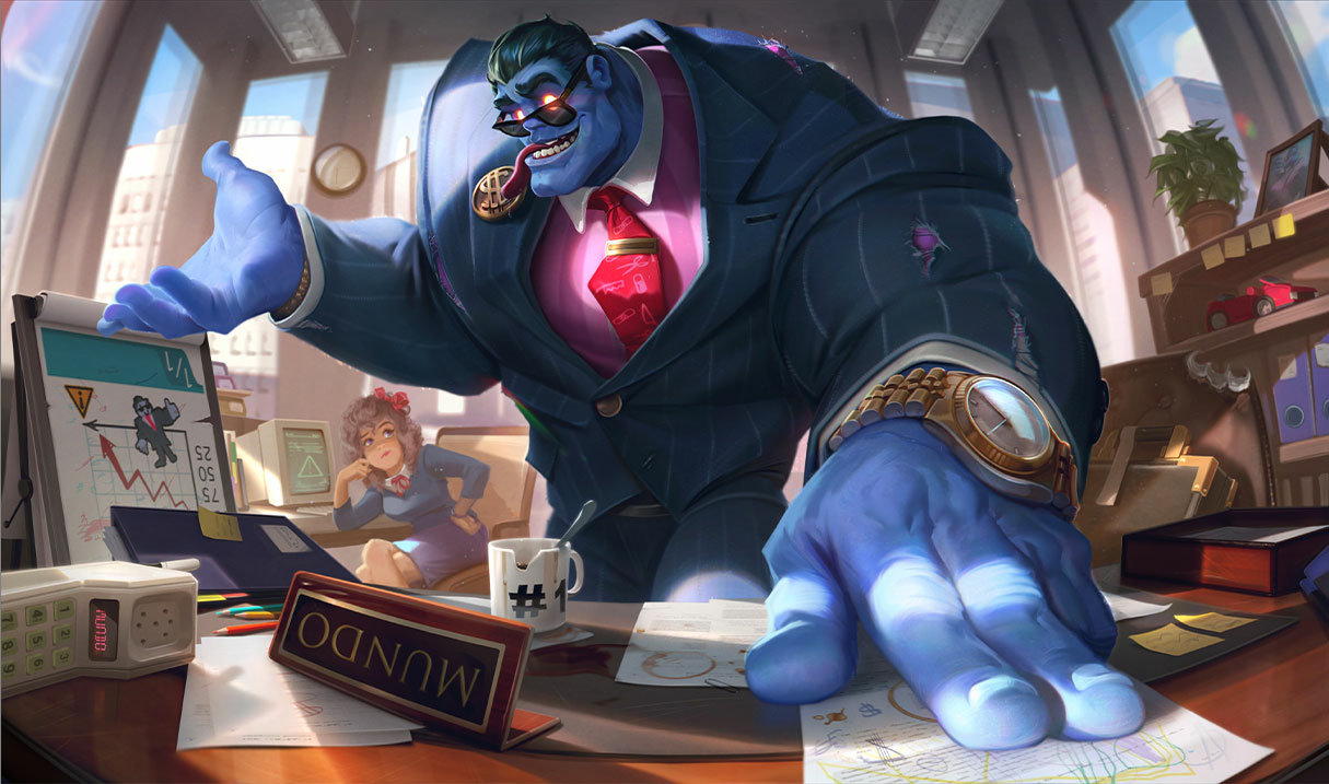 Corporate Mundo (Dr. Mundo) splash art