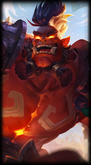 Rageborn Mundo (Dr. Mundo) loading screen art