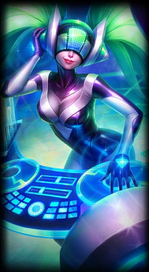 DJ Sona loading screen art