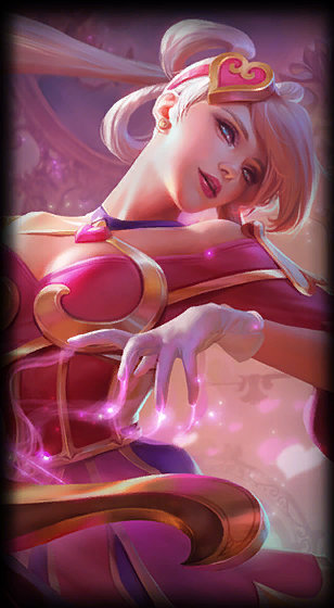 Sweetheart Sona loading screen art