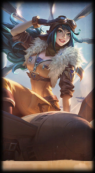Aviator Irelia loading screen art