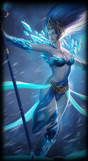 Frost Queen Janna loading screen art