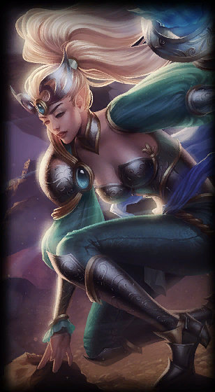 Victorious Janna loading screen art