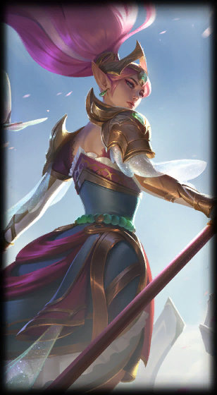Battle Queen Janna loading screen art