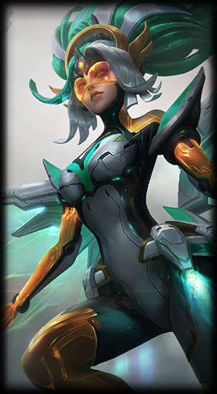 Cyber Halo Janna loading screen art
