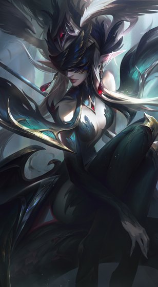 Coven Janna loading screen art