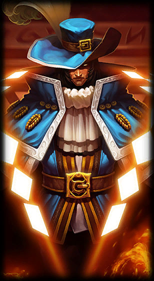 Musketeer Twisted Fate loading screen art