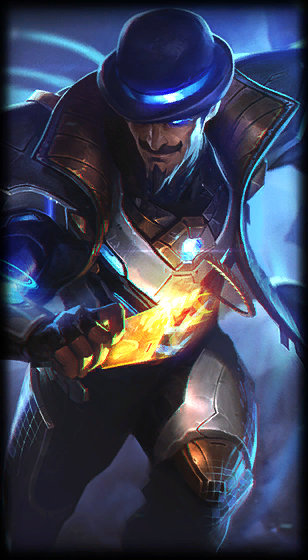 Pulsefire Twisted Fate loading screen art