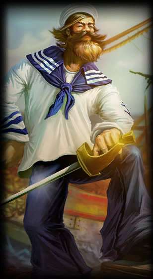 Sailor Gangplank loading screen art