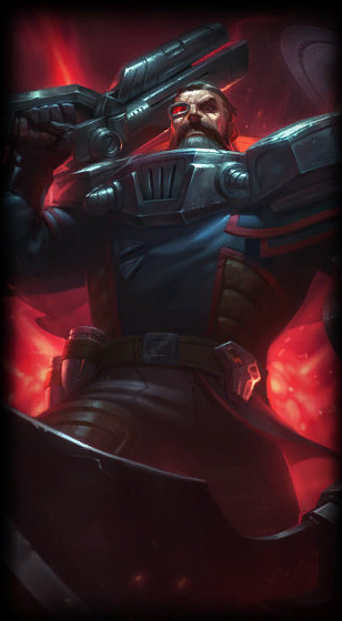 Dreadnova Gangplank loading screen art