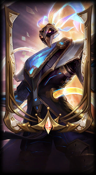 Prestige Pulsefire Thresh (2022) loading screen art