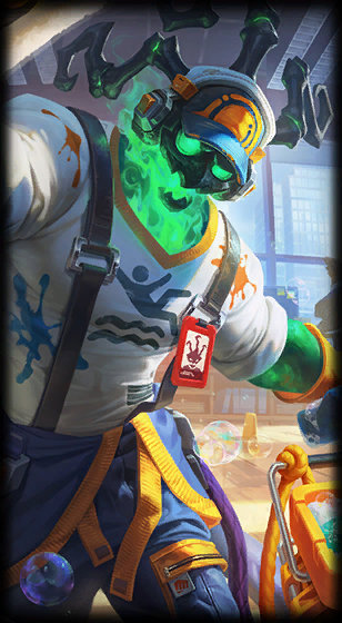 Janitor Thresh loading screen art