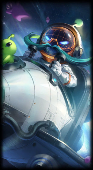 Astronaut Corki loading screen art