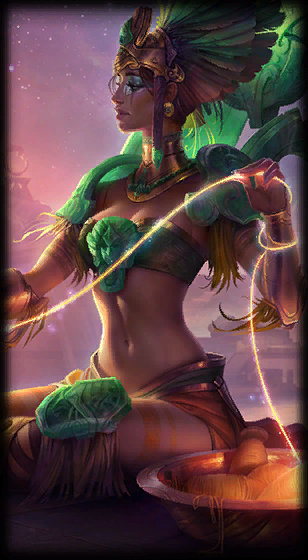 Sun Goddess Karma loading screen art