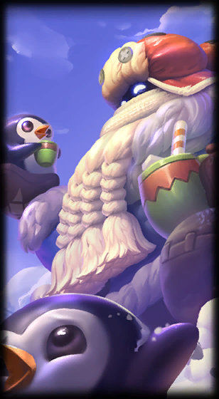 Snow Day Bard loading screen art