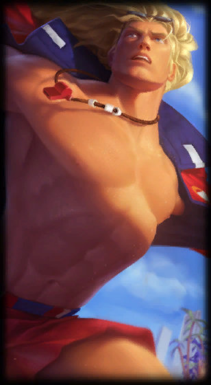 Pool Party Taric loading screen art