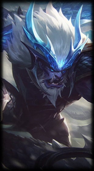 Dragonslayer Trundle loading screen art