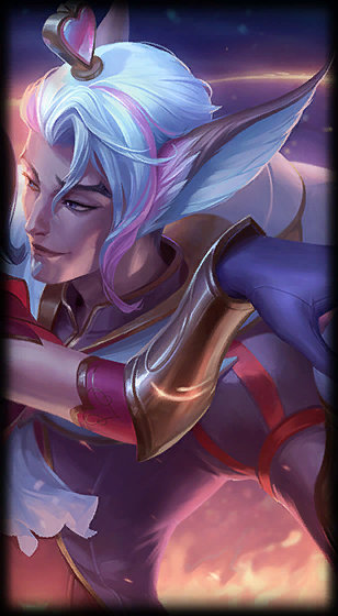 Sweetheart Rakan loading screen art