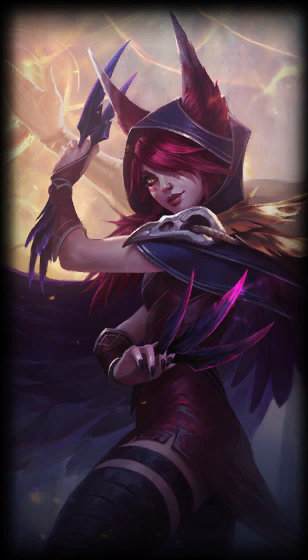 Xayah splash art