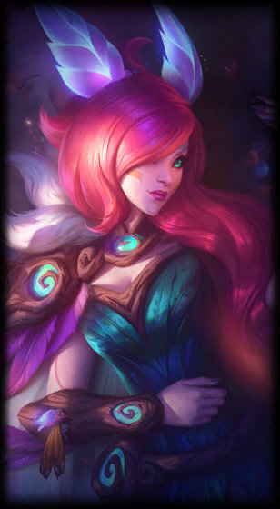 Elderwood Xayah loading screen art