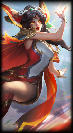 Brave Phoenix Xayah loading screen art