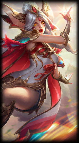 Prestige Brave Phoenix Xayah loading screen art