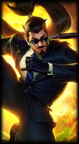 Secret Agent Xin Zhao loading screen art