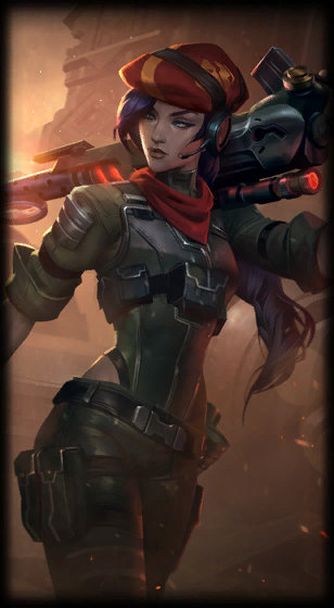 Resistance Caitlyn loading screen art