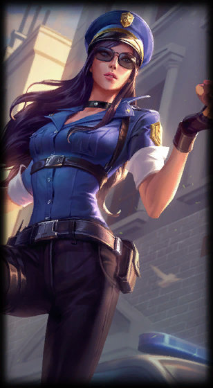 Officer Caitlyn loading screen art