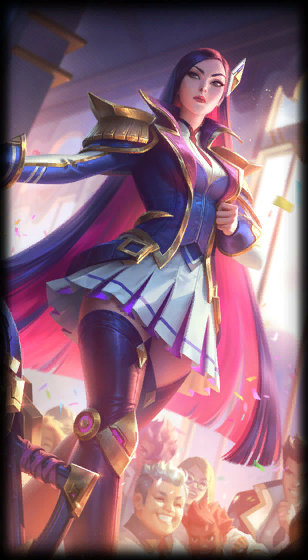 Battle Academia Caitlyn loading screen art