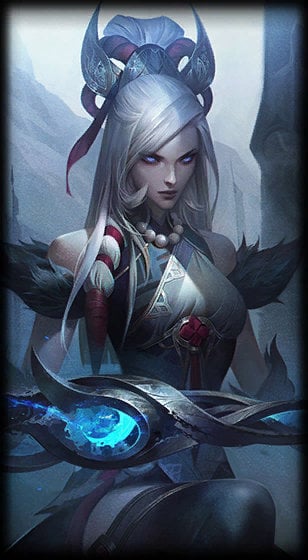 Snow Moon Caitlyn loading screen art