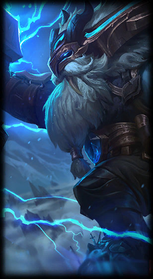 Thunder Lord Ornn loading screen art