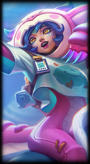 Cosplayer Neeko loading screen art