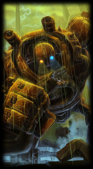 Rusty Blitzcrank loading screen art