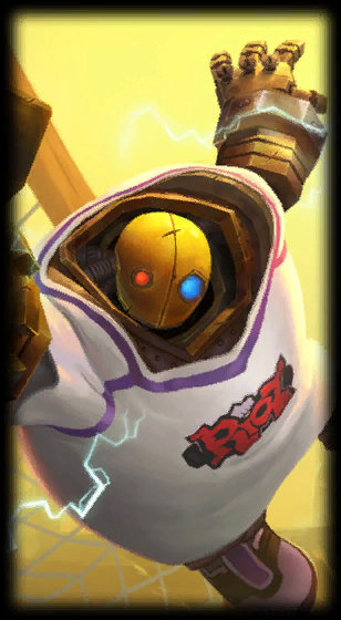 Goalkeeper Blitzcrank loading screen art