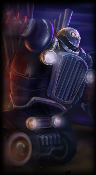 Piltover Customs Blitzcrank loading screen art