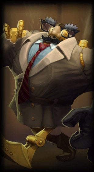 Definitely Not Blitzcrank loading screen art