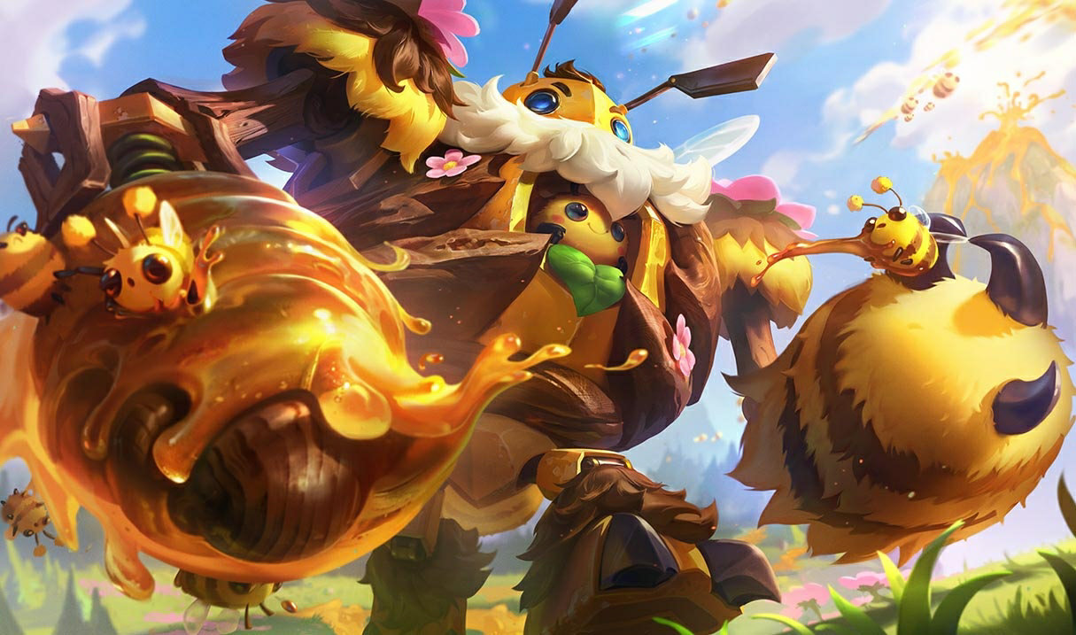 Beezcrank (Blitzcrank) splash art