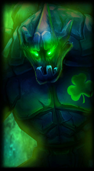 Shamrock Malphite loading screen art