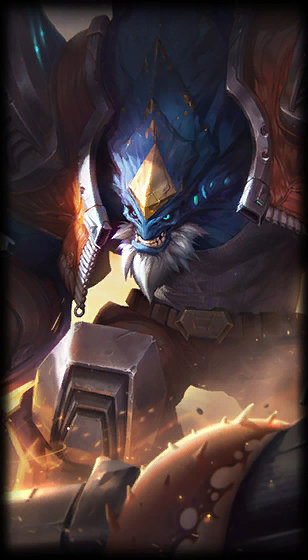 Odyssey Malphite loading screen art