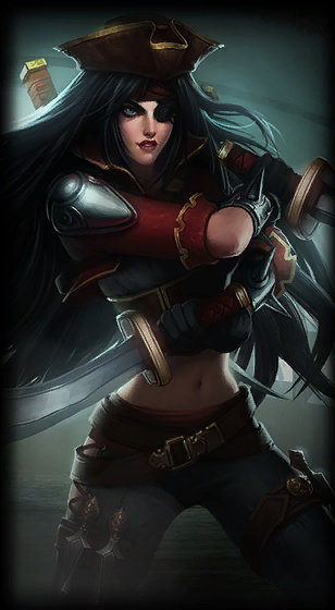 Bilgewater Katarina loading screen art