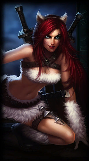 Kitty Cat Katarina loading screen art