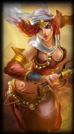 Sandstorm Katarina loading screen art